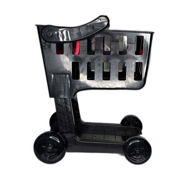 Kids Mini TJ Maxx Shopping Cart Toy – Realistic Rolling Pretend Play Cart - Picture 2 of 9